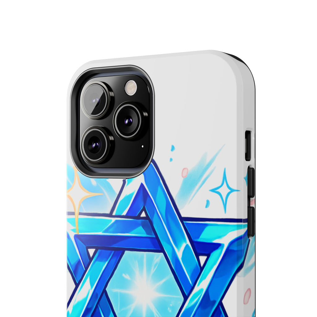 Star of David Blue Phone Case — Jewish Protection Design | Jewish Gift