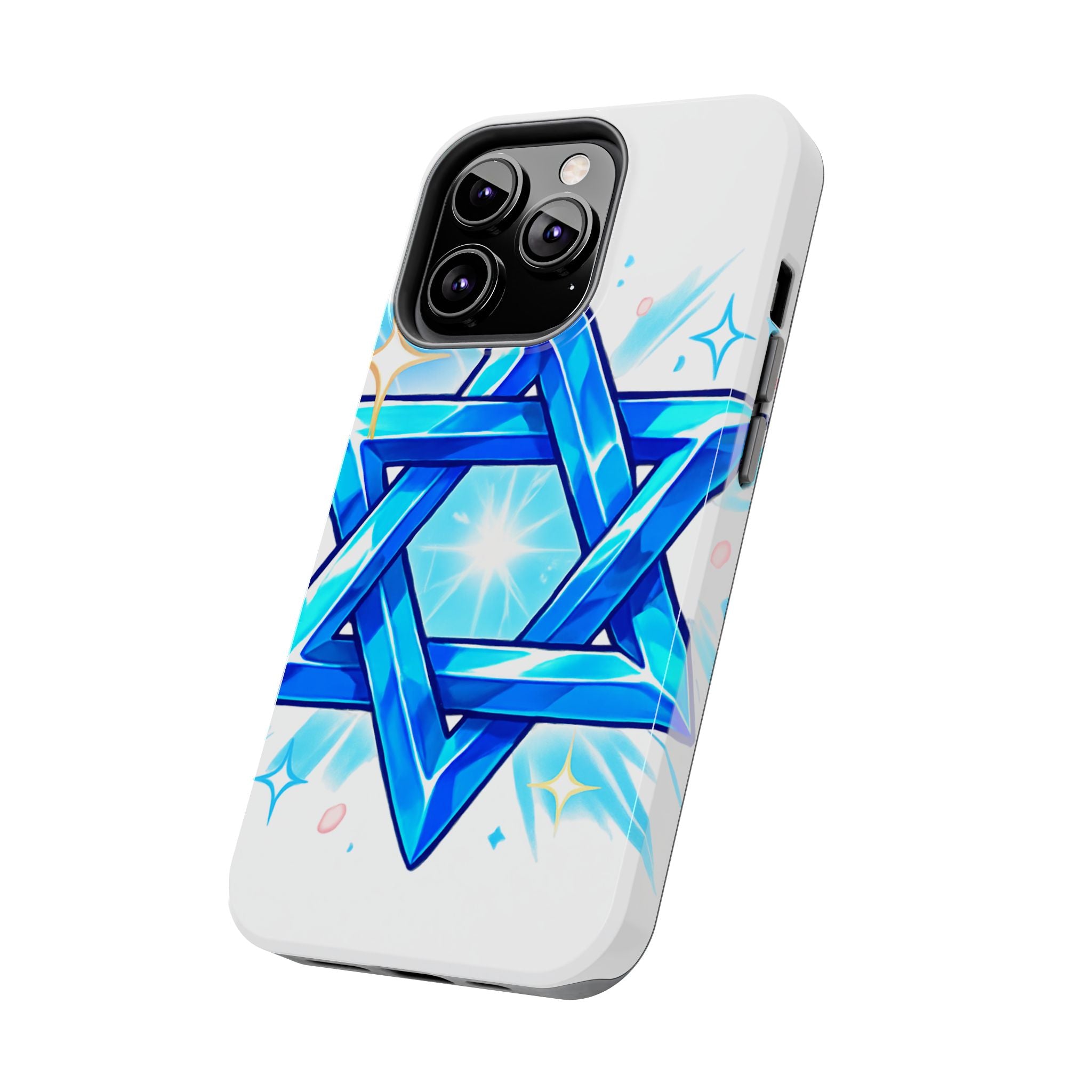 Star of David Blue Phone Case — Jewish Protection Design | Jewish Gift