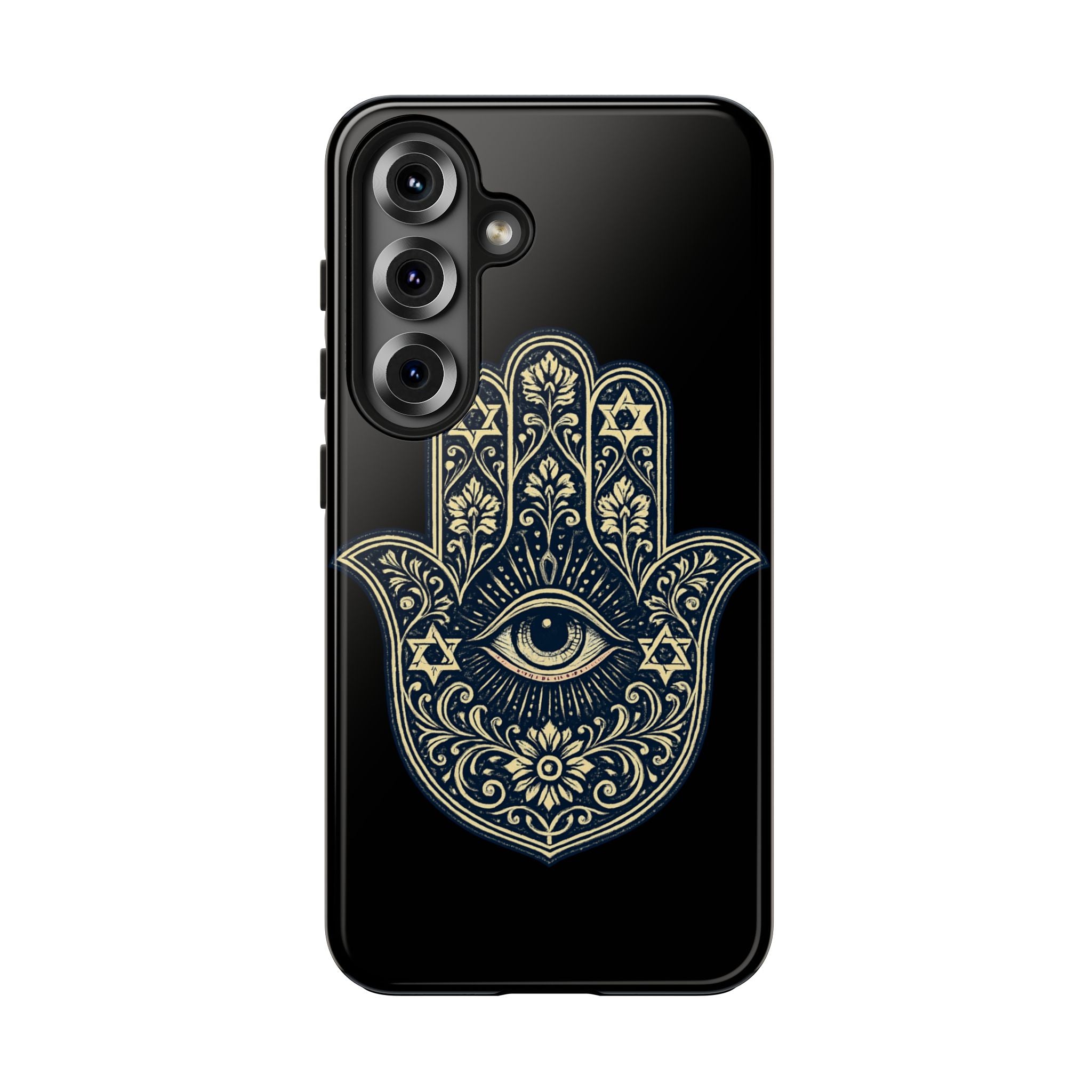 Hamsa Eye Tough Phone Case — Protective Spiritual Phone Cover
