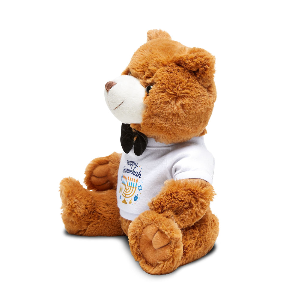 Happy Hanukkah Teddy Bear with T-Shirt — Plush Holiday Gift for Kids
