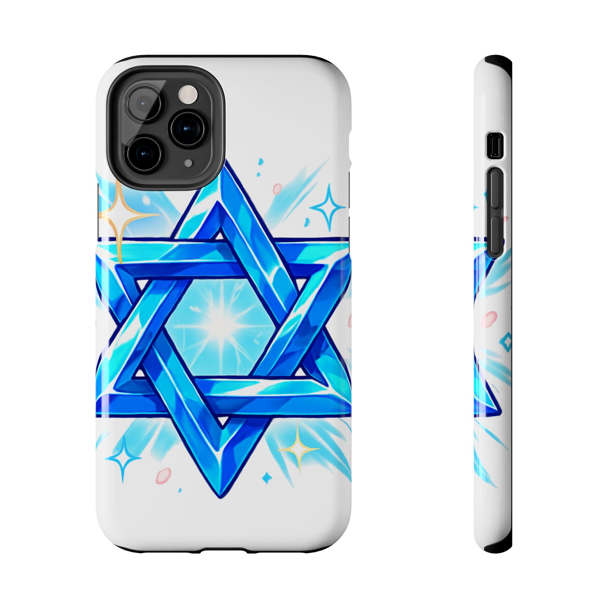 Star of David Blue Phone Case — Jewish Protection Design | Jewish Gift