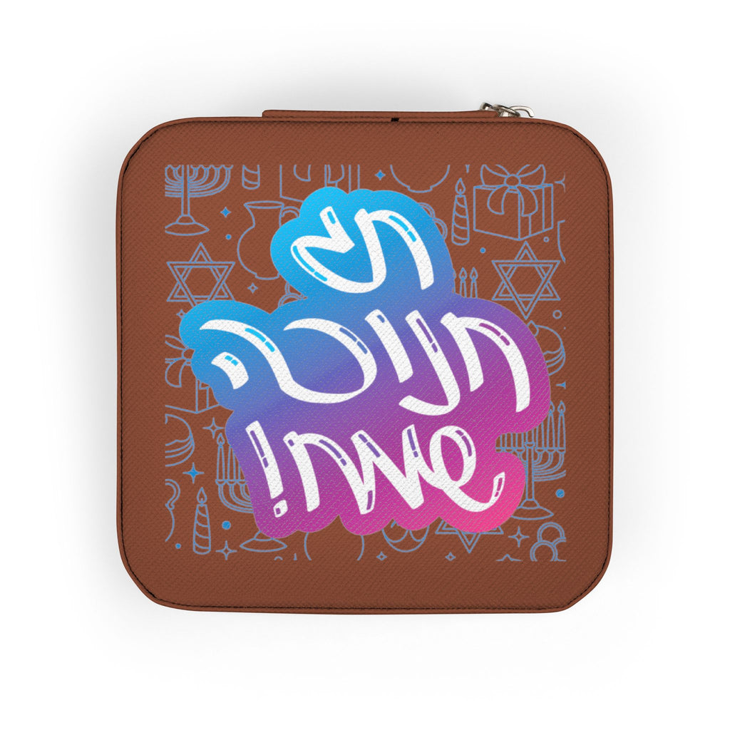 Compact Jewelry Travel Case — Cute Pink Organizer with Ring & Earring Compartments