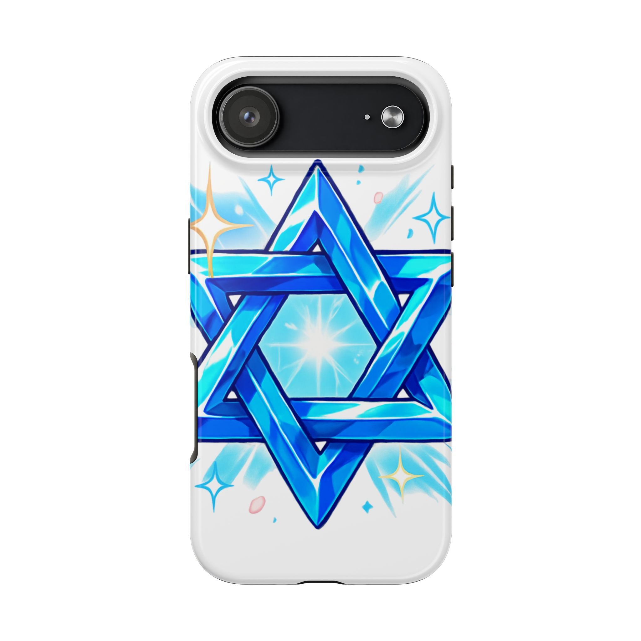 Star of David Blue Phone Case — Jewish Protection Design | Jewish Gift