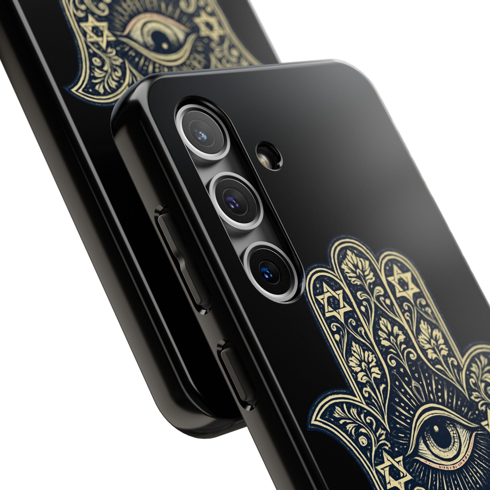 Hamsa Eye Tough Phone Case — Protective Spiritual Phone Cover