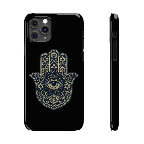 Hamsa Eye Slim Phone Case — Protective Spiritual Hand Design