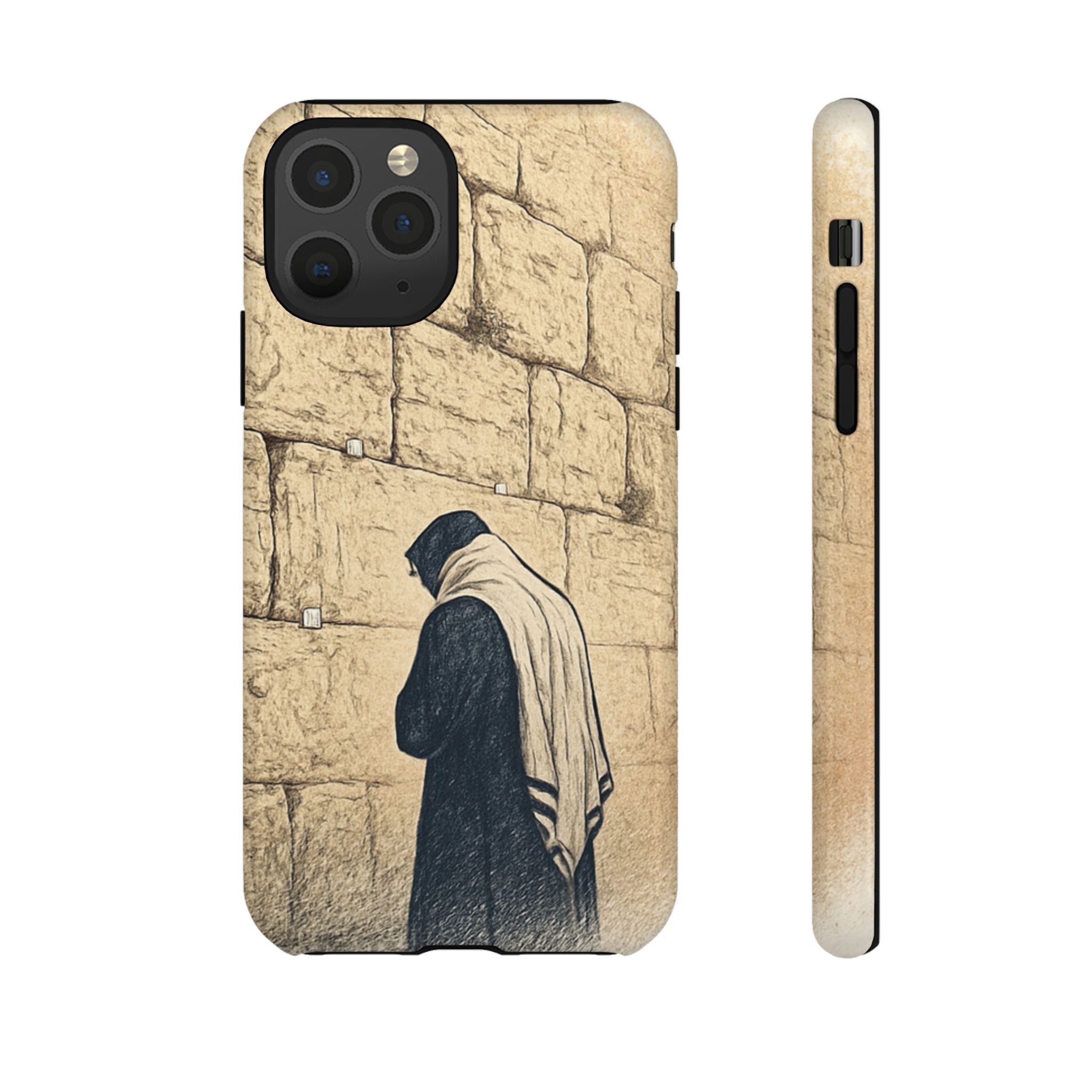 Western Wall Prayer Phone Case — Jewish Prayer Design Tough Cases