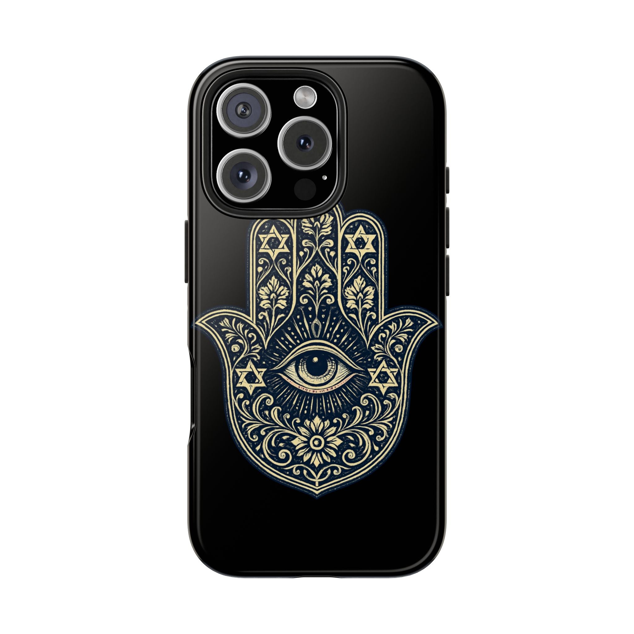 Hamsa Eye Tough Phone Case — Protective Spiritual Phone Cover