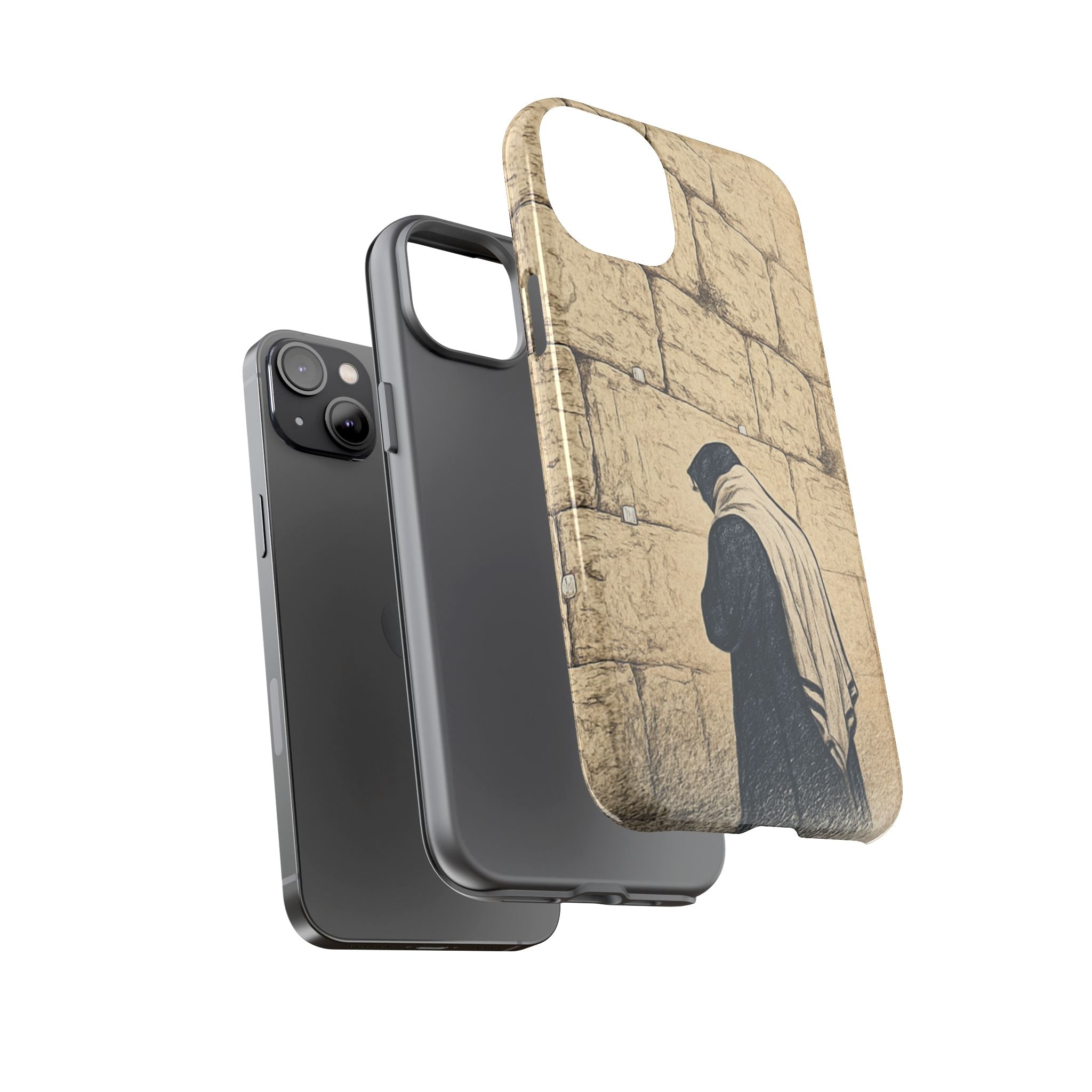 Western Wall Prayer Phone Case — Jewish Prayer Design Tough Cases