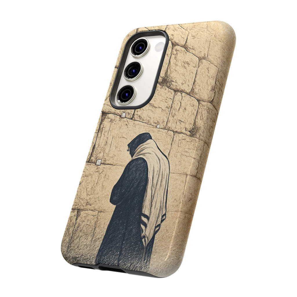 Western Wall Prayer Phone Case — Jewish Prayer Design Tough Cases