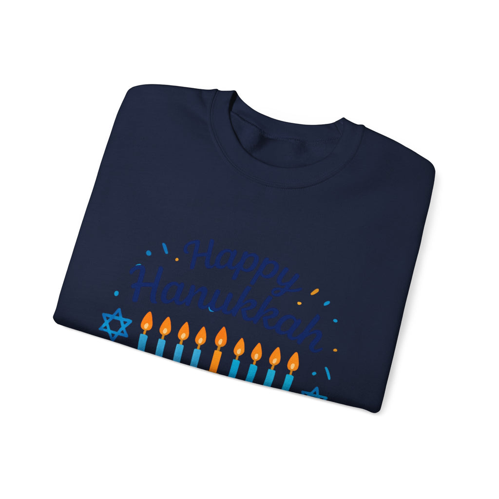 Happy Hanukkah Menorah Sweatshirt
