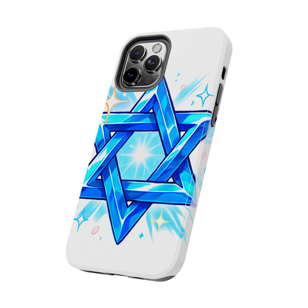 Star of David Blue Phone Case — Jewish Protection Design | Jewish Gift