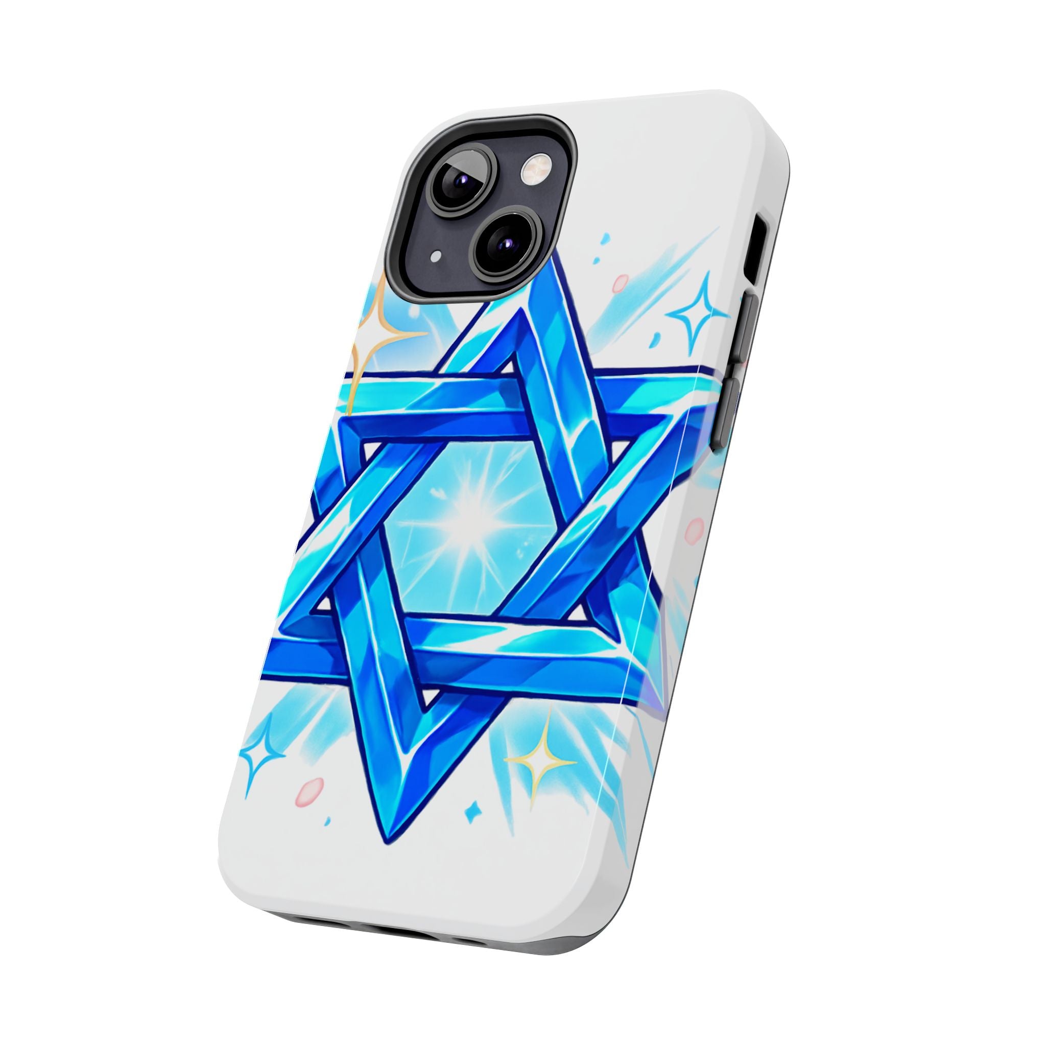 Star of David Blue Phone Case — Jewish Protection Design | Jewish Gift
