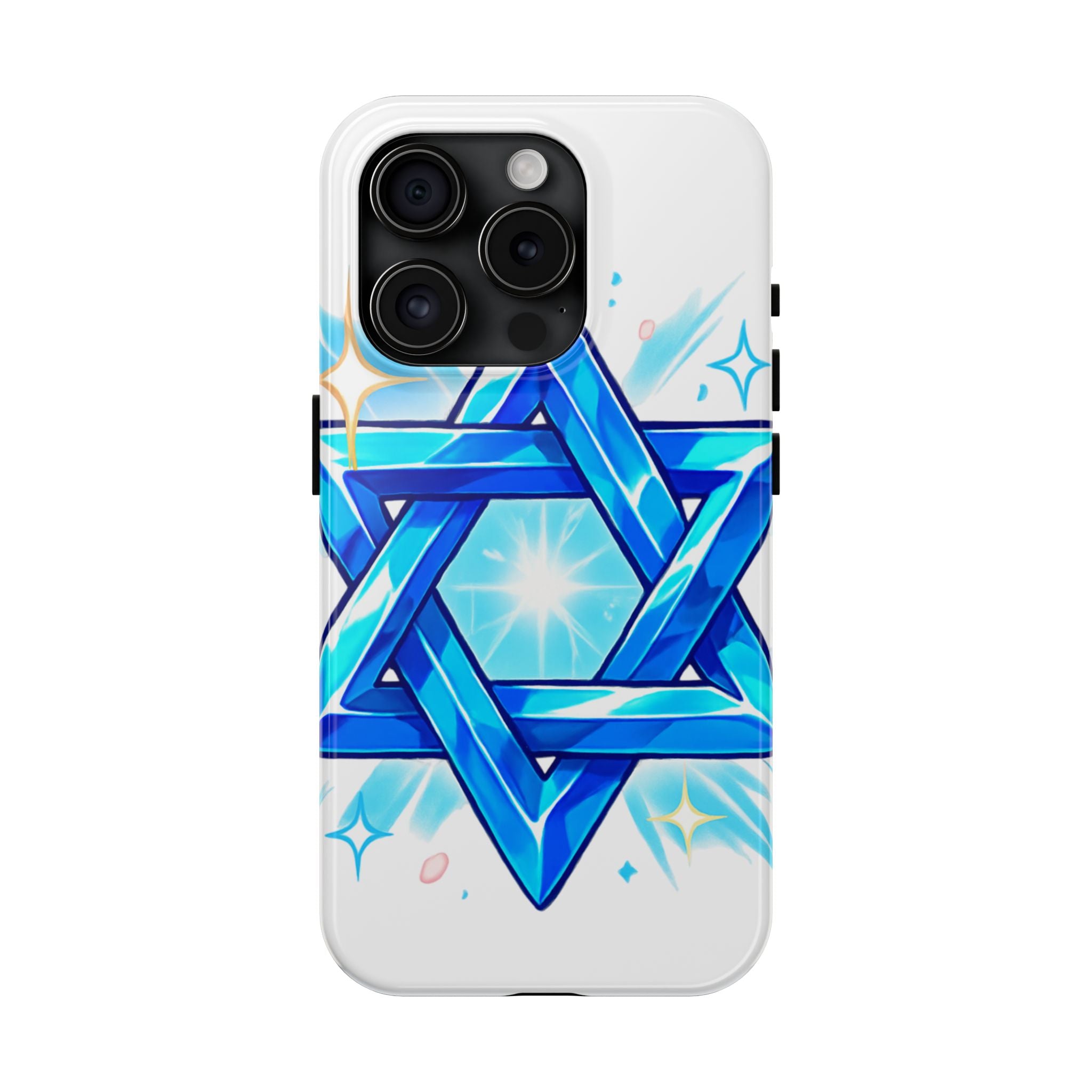 Star of David Blue Phone Case — Jewish Protection Design | Jewish Gift