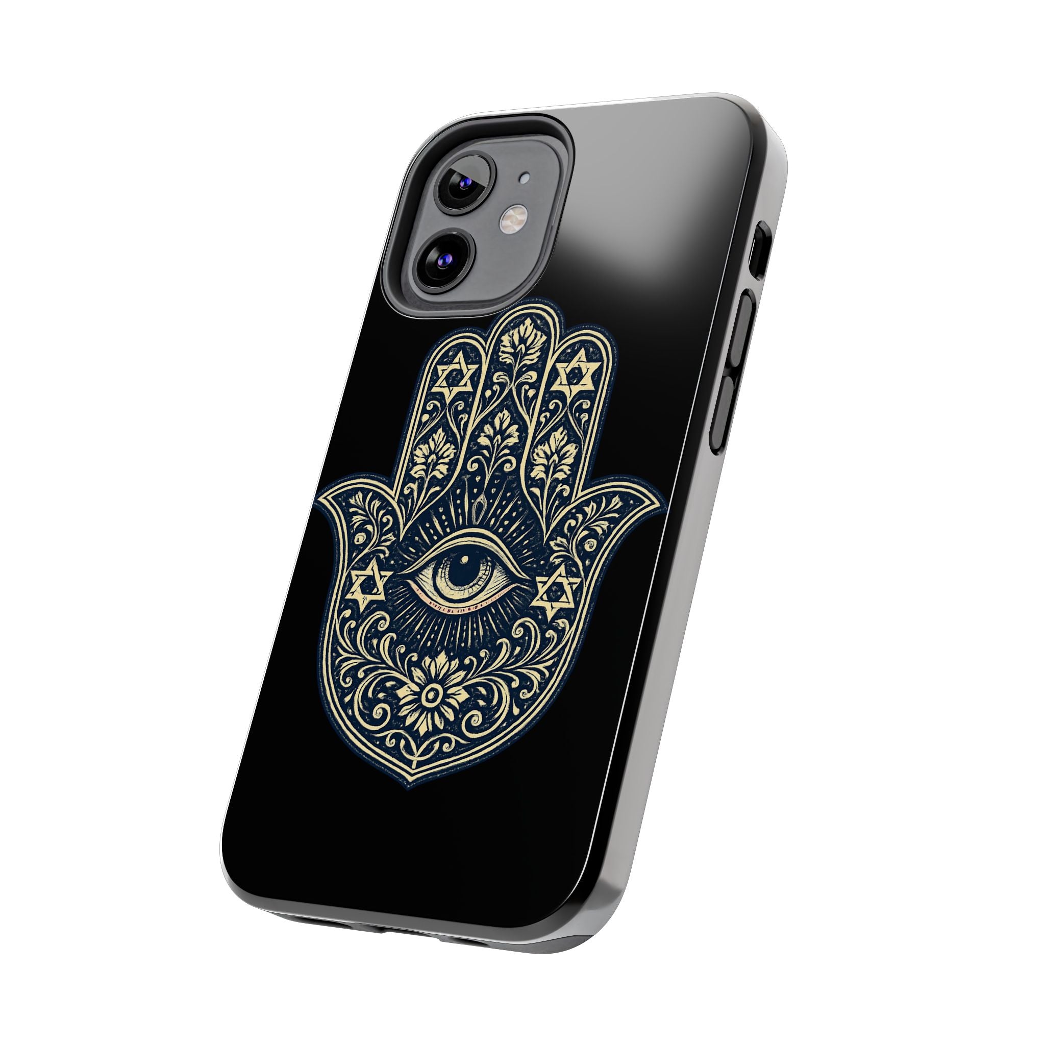 Hamsa Eye Tough Phone Case — Protective Spiritual Phone Cover