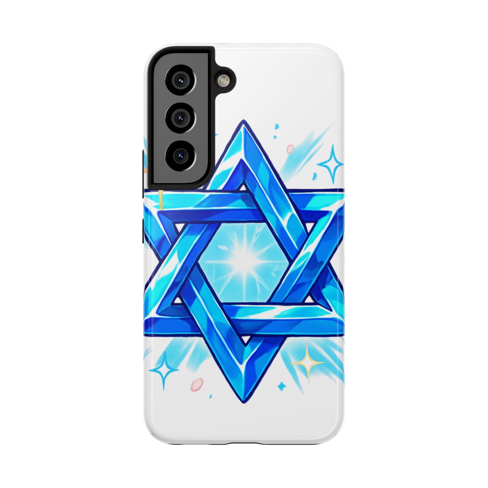 Star of David Blue Phone Case — Jewish Protection Design | Jewish Gift