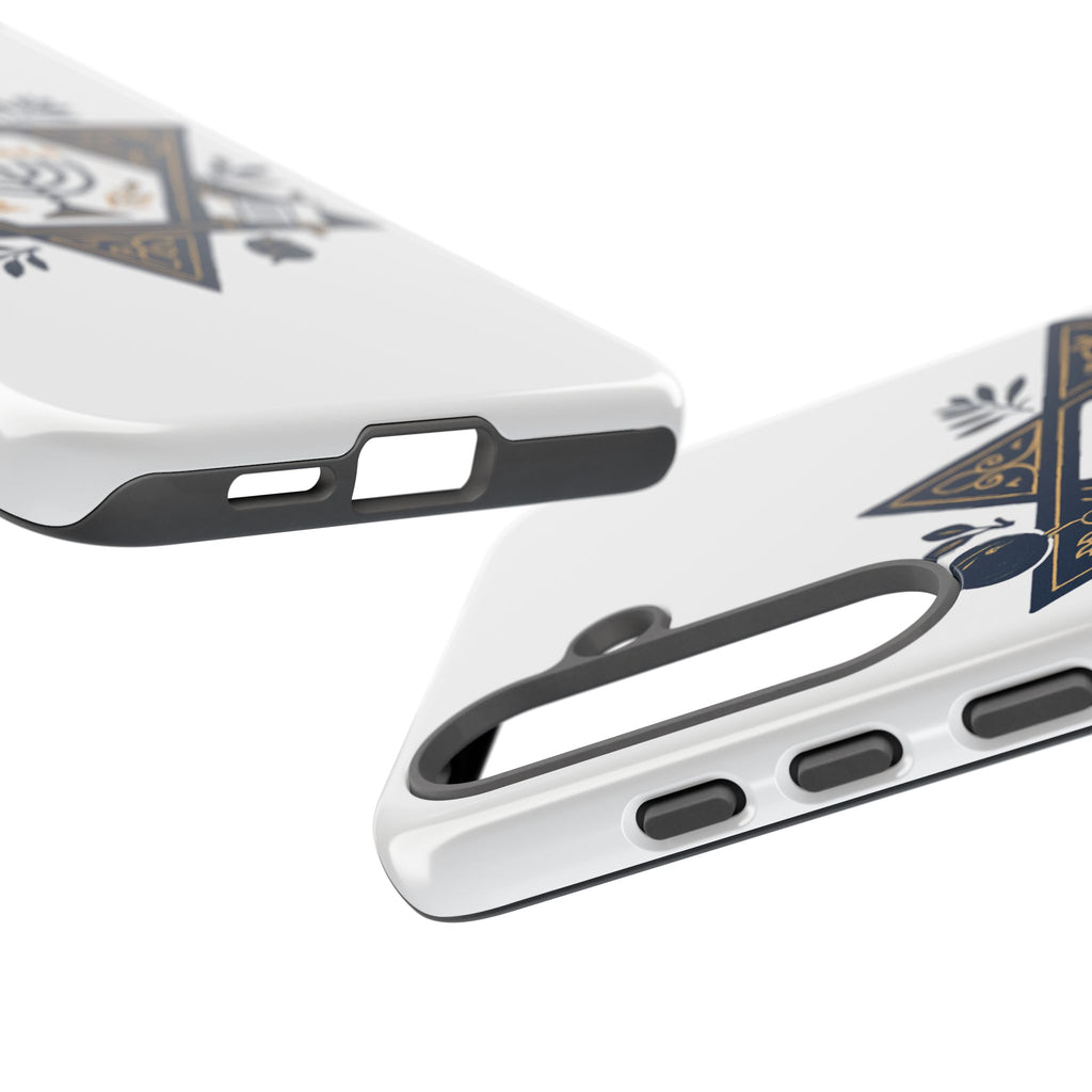 Jewish Star of David Menorah Phone Case — Jewish Hanukkah Symbol Protective Cover