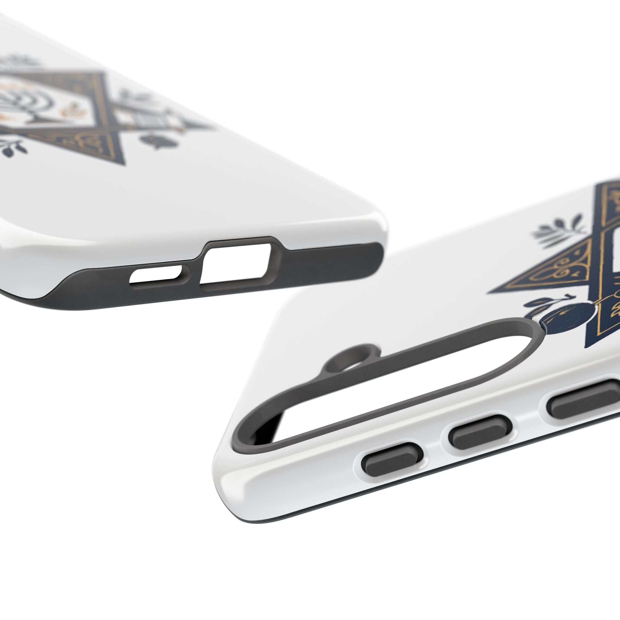 Jewish Star of David Menorah Phone Case — Jewish Hanukkah Symbol Protective Cover