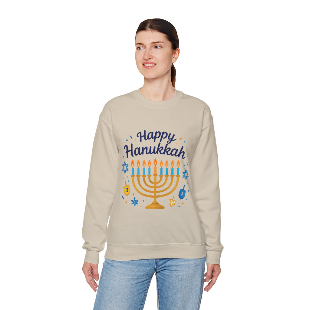 Happy Hanukkah Menorah Sweatshirt