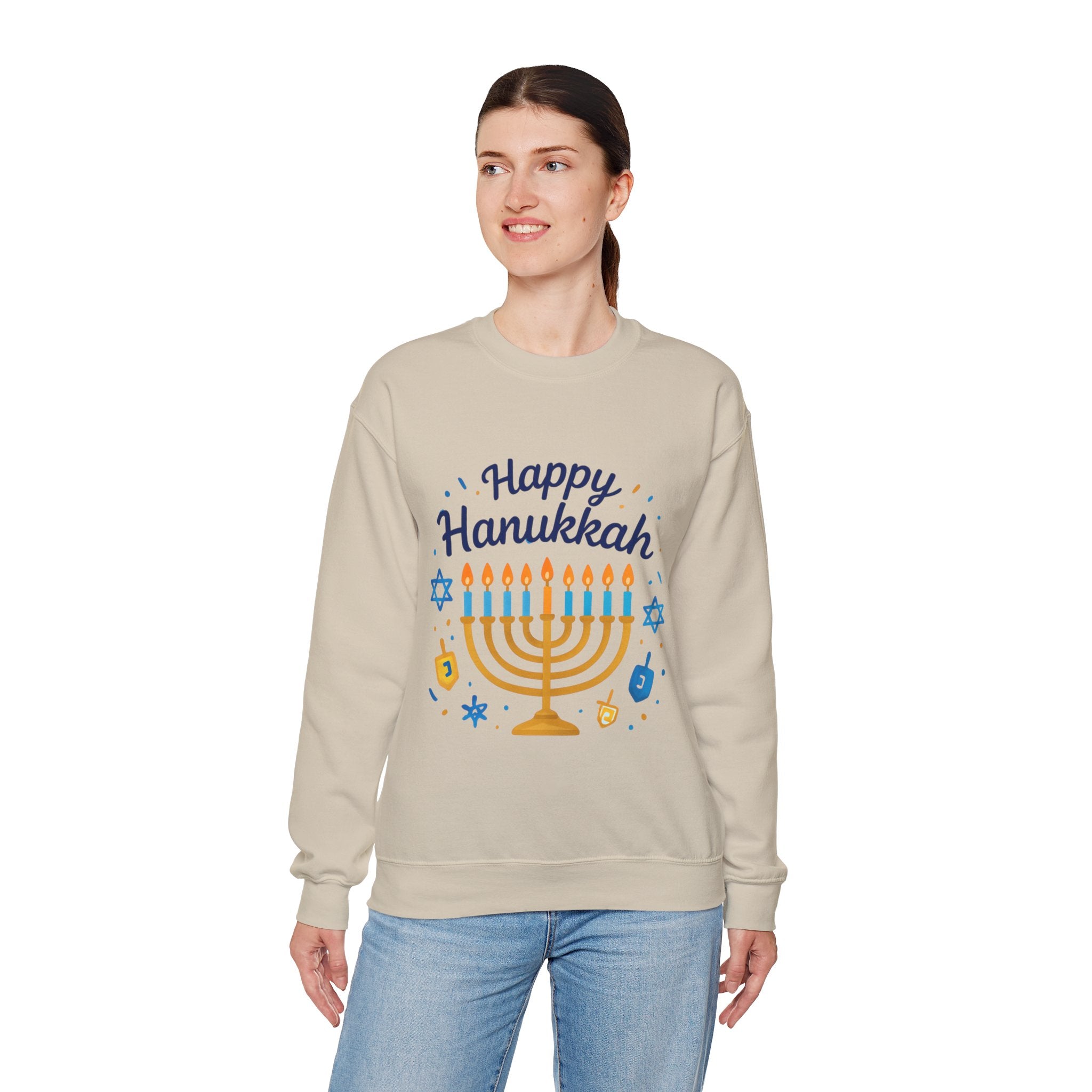 Happy Hanukkah Menorah Sweatshirt