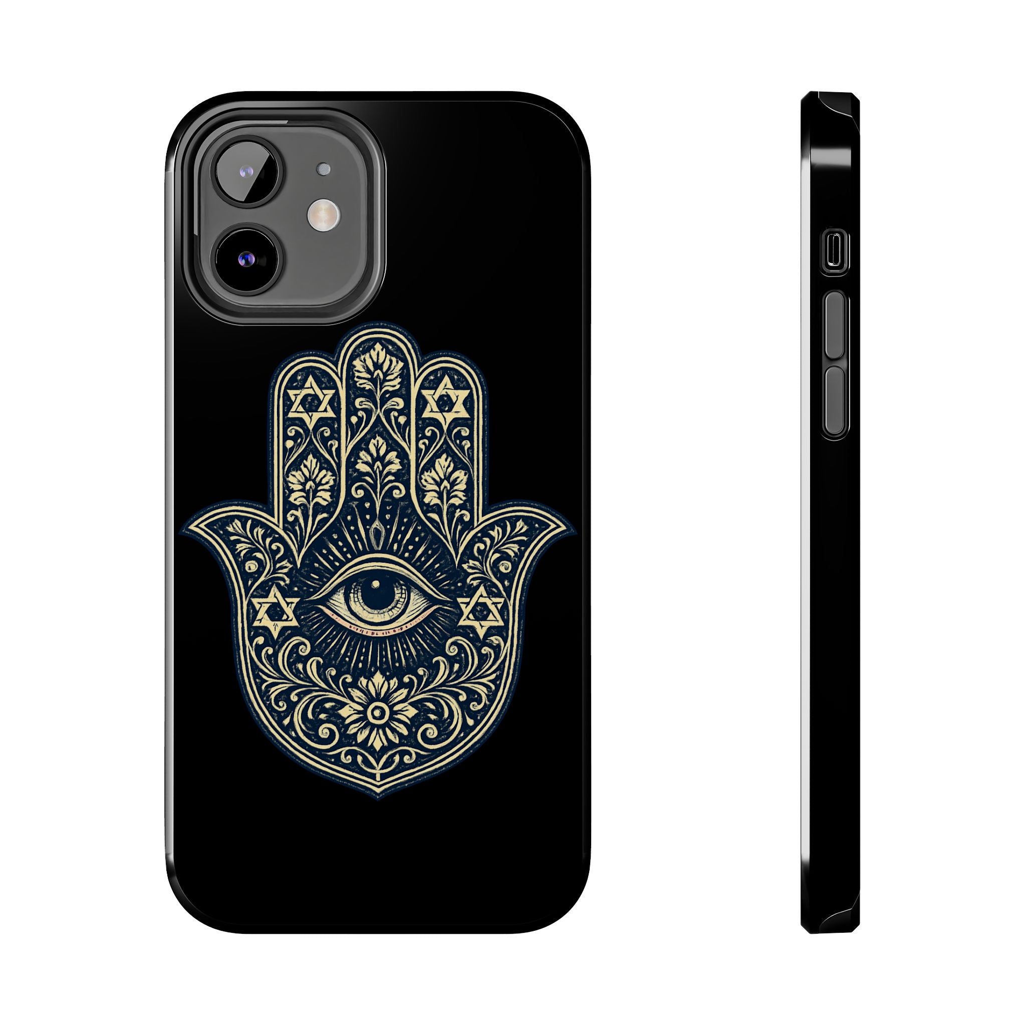Hamsa Eye Tough Phone Case — Protective Spiritual Phone Cover