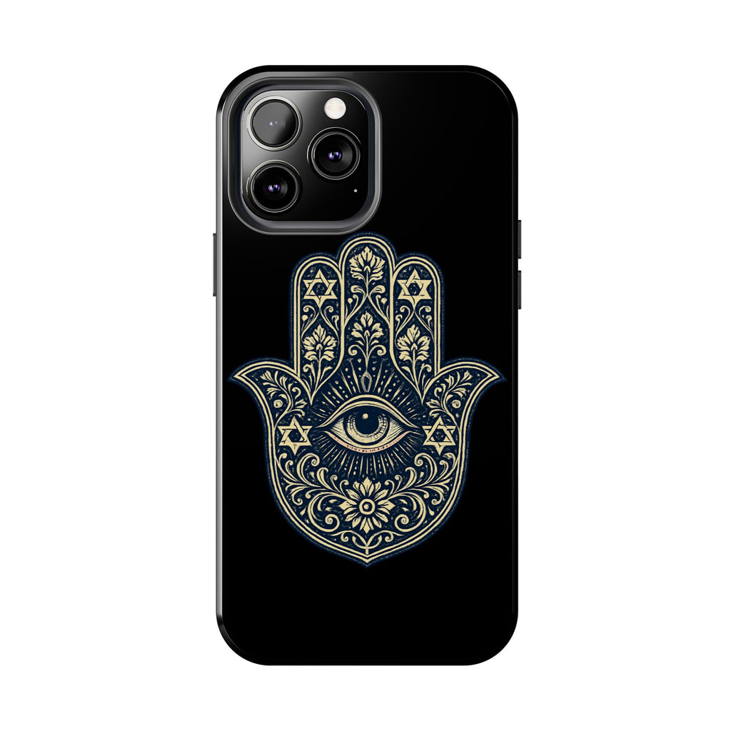 Hamsa Eye Tough Phone Case — Protective Spiritual Phone Cover