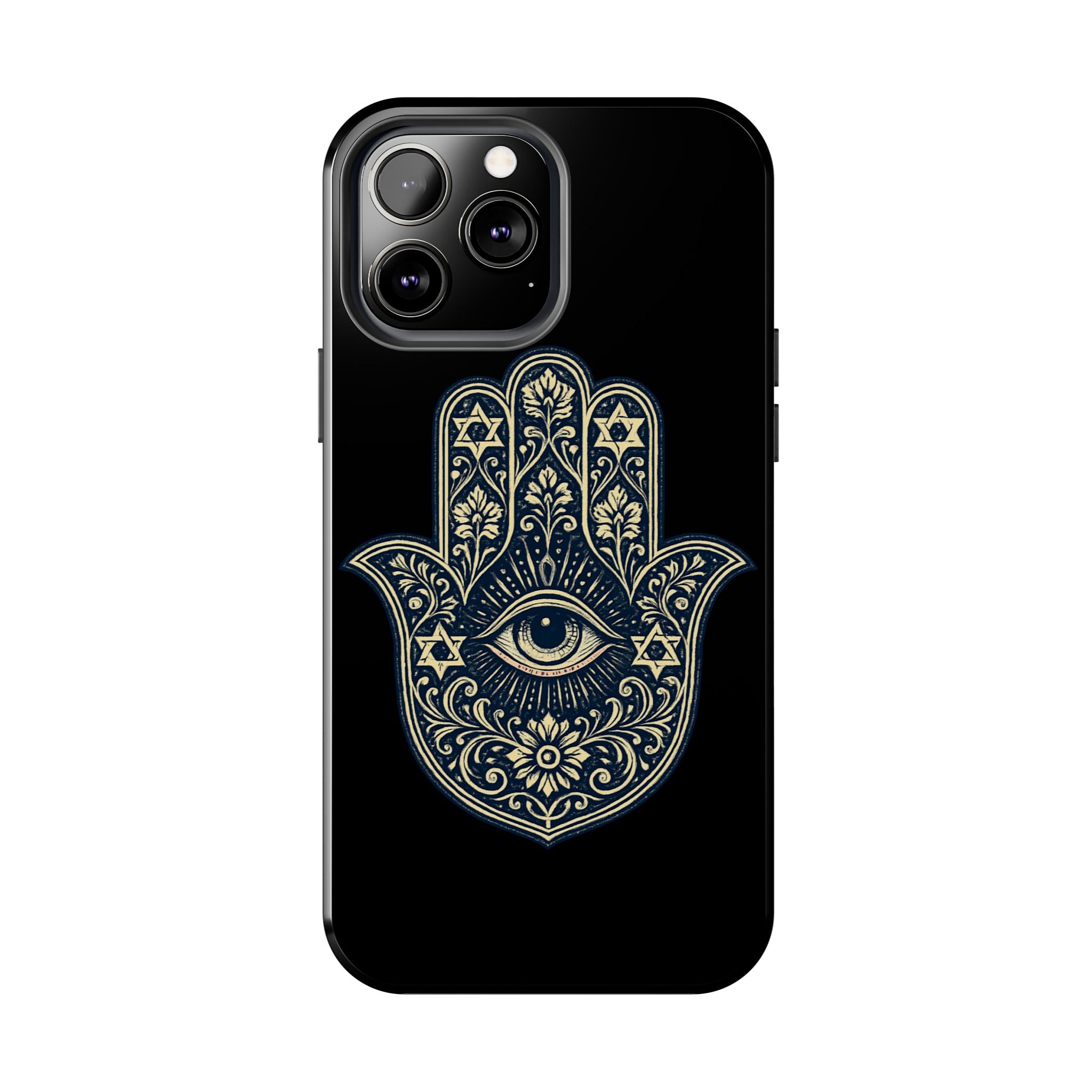 Hamsa Eye Tough Phone Case — Protective Spiritual Phone Cover