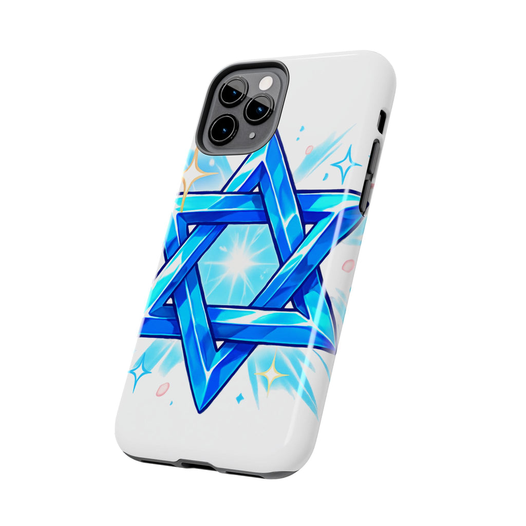 Star of David Blue Phone Case — Jewish Protection Design | Jewish Gift