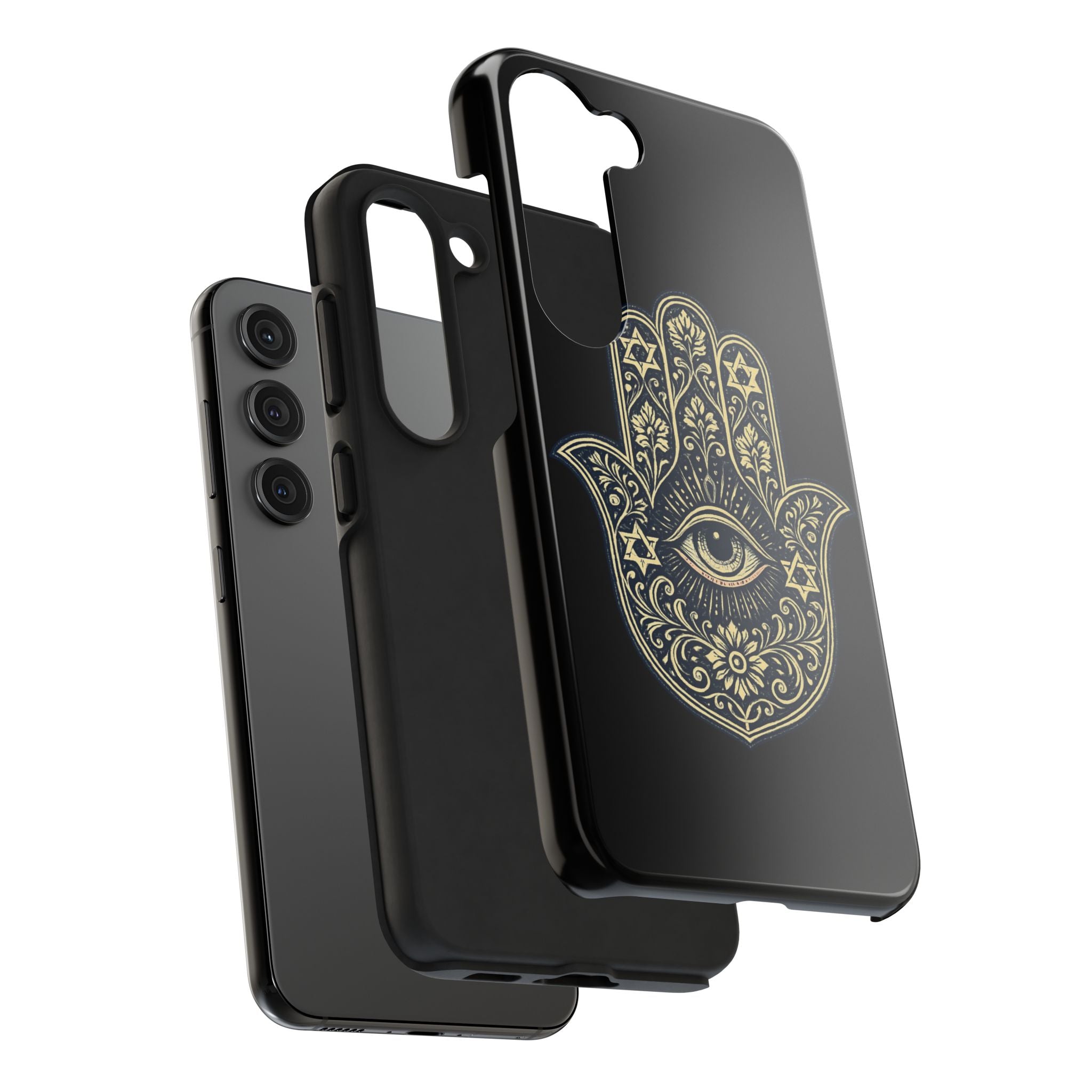 Hamsa Eye Tough Phone Case — Protective Spiritual Phone Cover