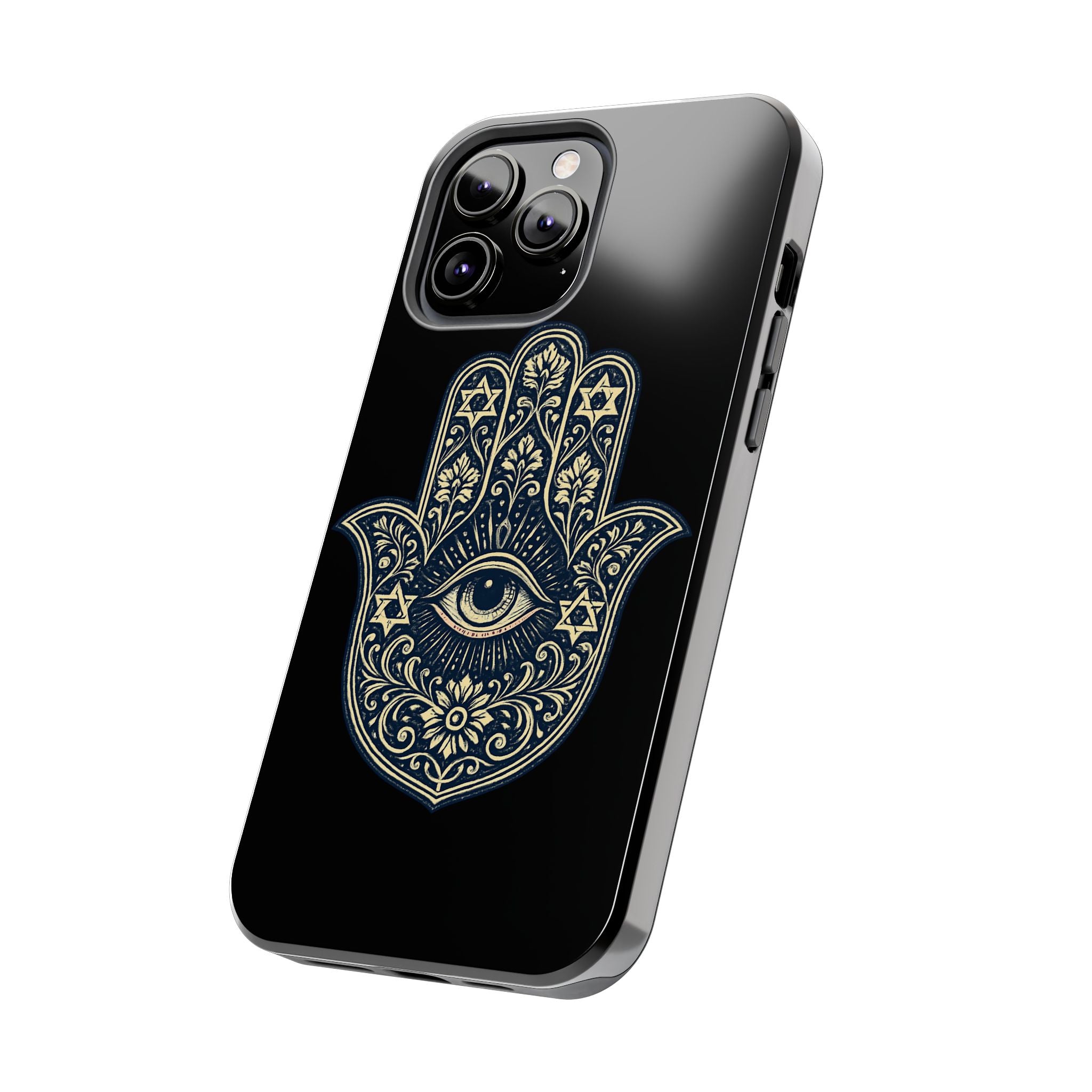 Hamsa Eye Tough Phone Case — Protective Spiritual Phone Cover
