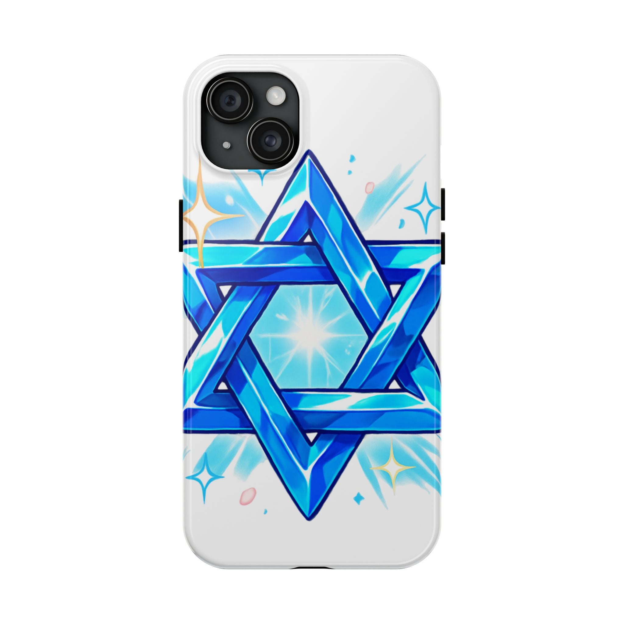 Star of David Blue Phone Case — Jewish Protection Design | Jewish Gift