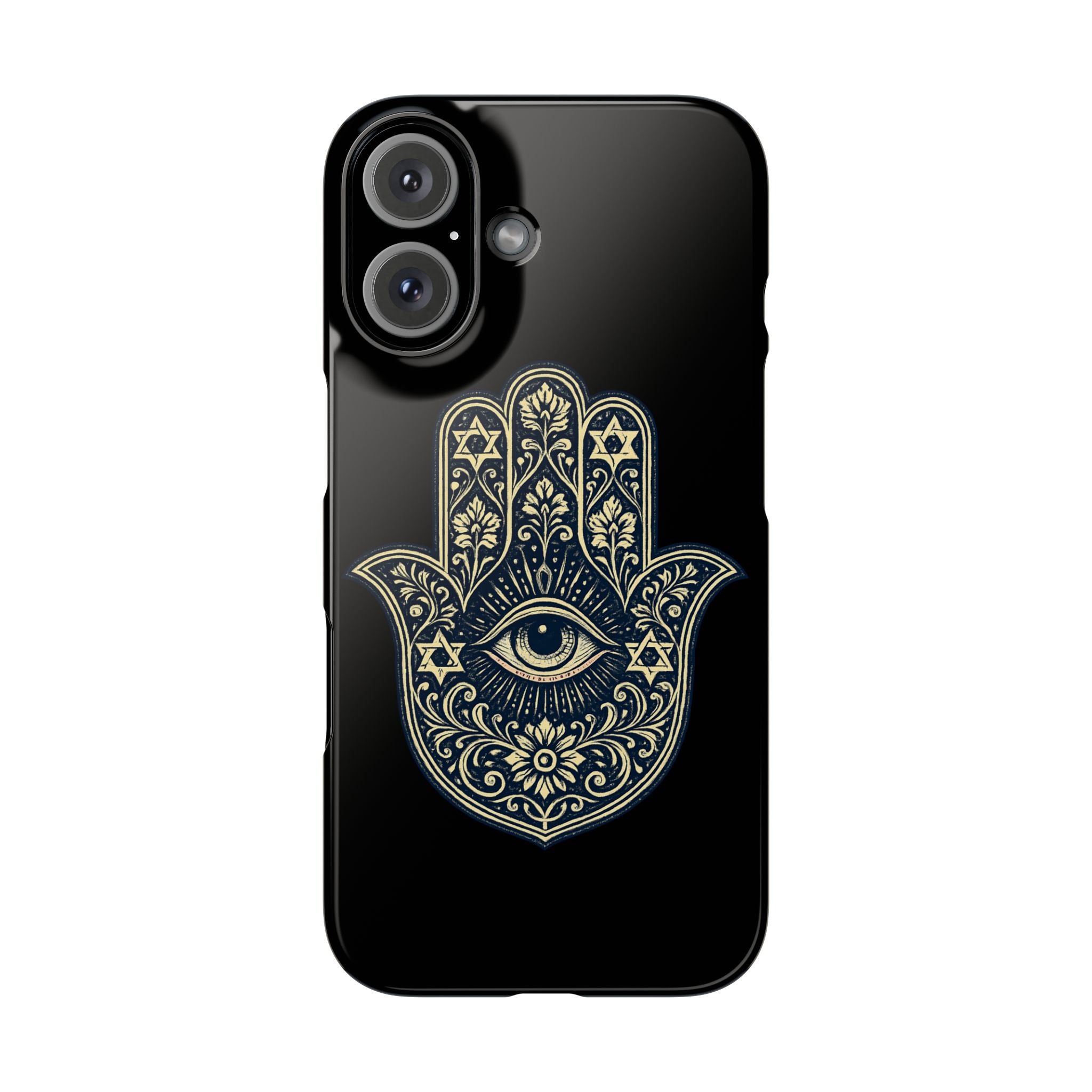 Hamsa Eye Slim Phone Case — Protective Spiritual Hand Design