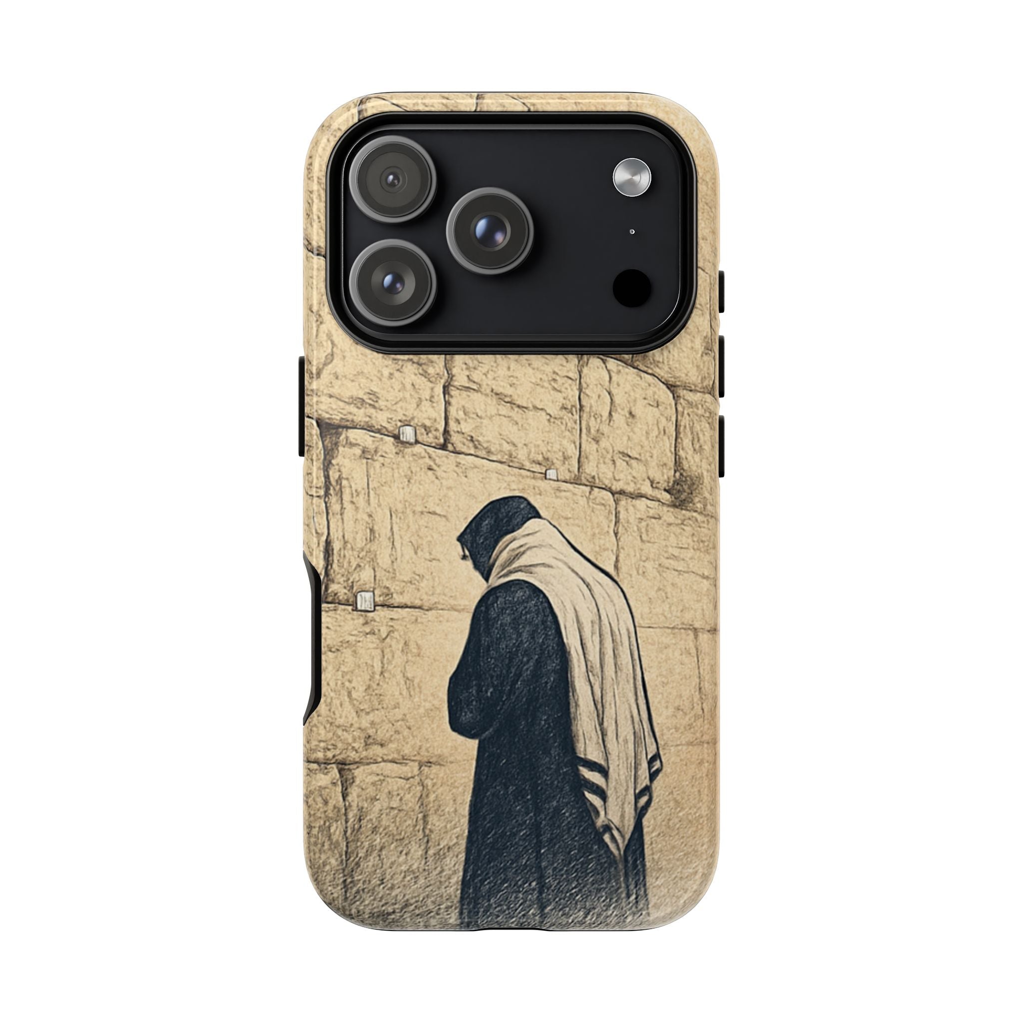 Western Wall Prayer Phone Case — Jewish Prayer Design Tough Cases