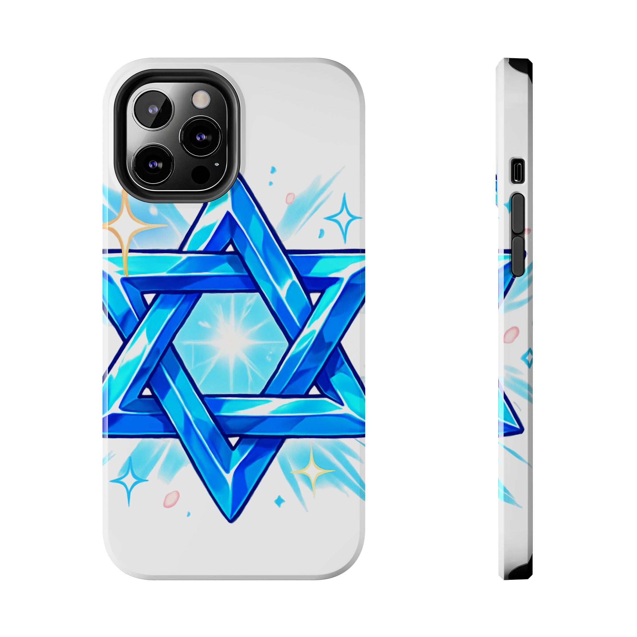 Star of David Blue Phone Case — Jewish Protection Design | Jewish Gift