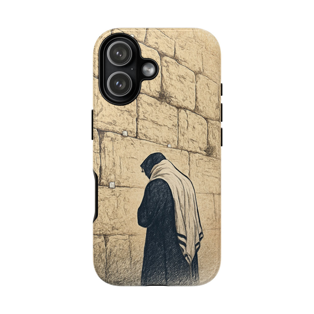 Western Wall Prayer Phone Case — Jewish Prayer Design Tough Cases