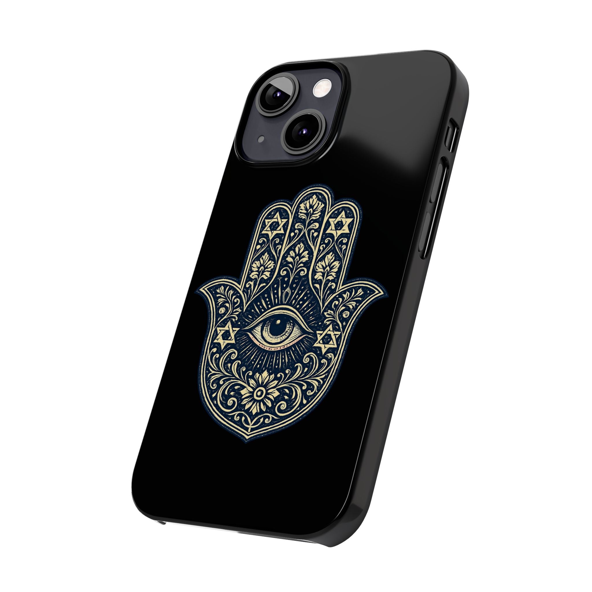 Hamsa Eye Slim Phone Case — Protective Spiritual Hand Design