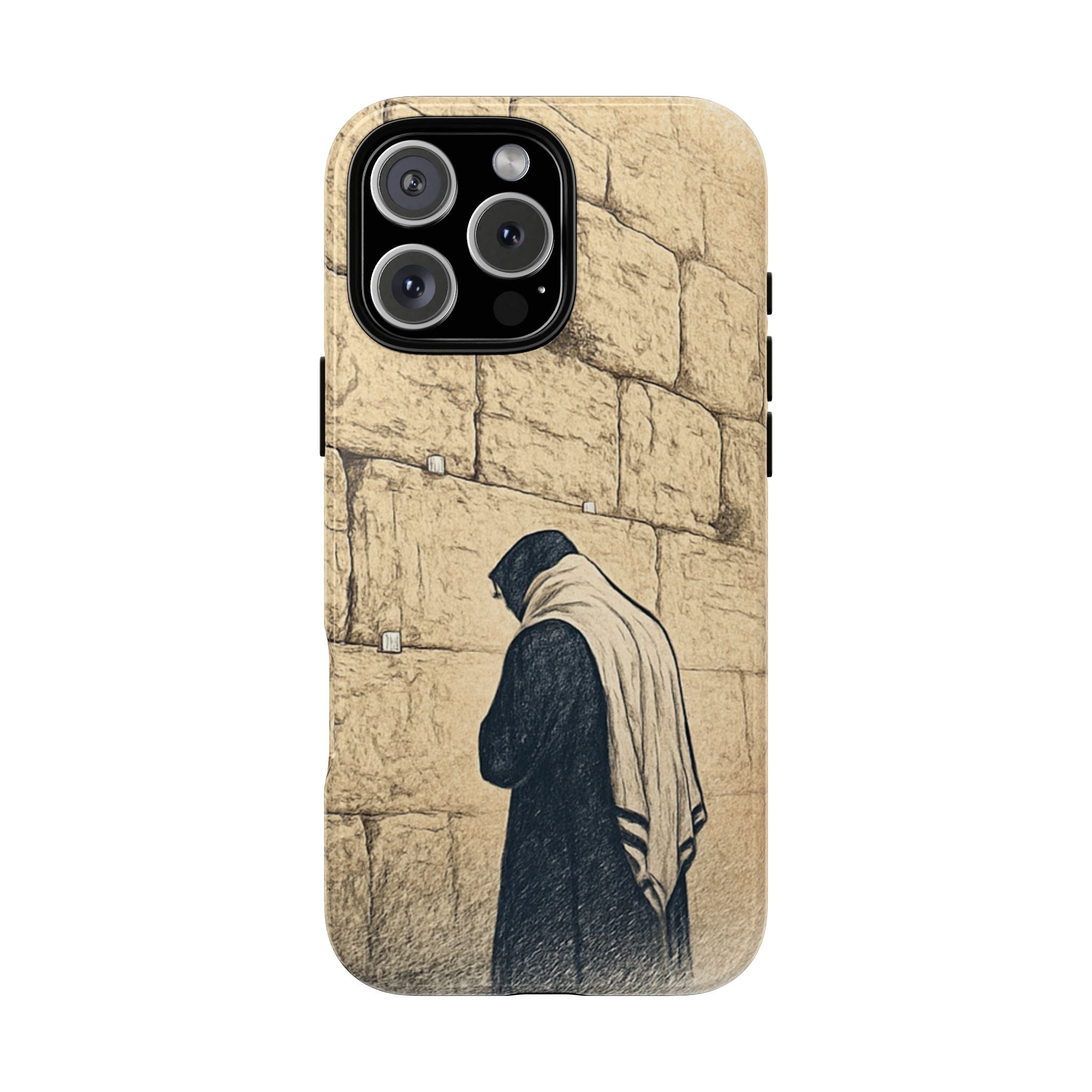Western Wall Prayer Phone Case — Jewish Prayer Design Tough Cases