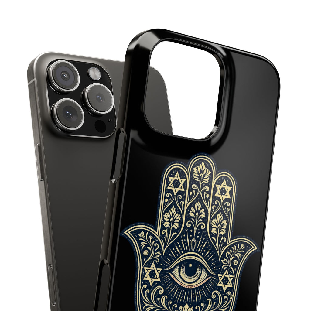 Hamsa Eye Slim Phone Case — Protective Spiritual Hand Design