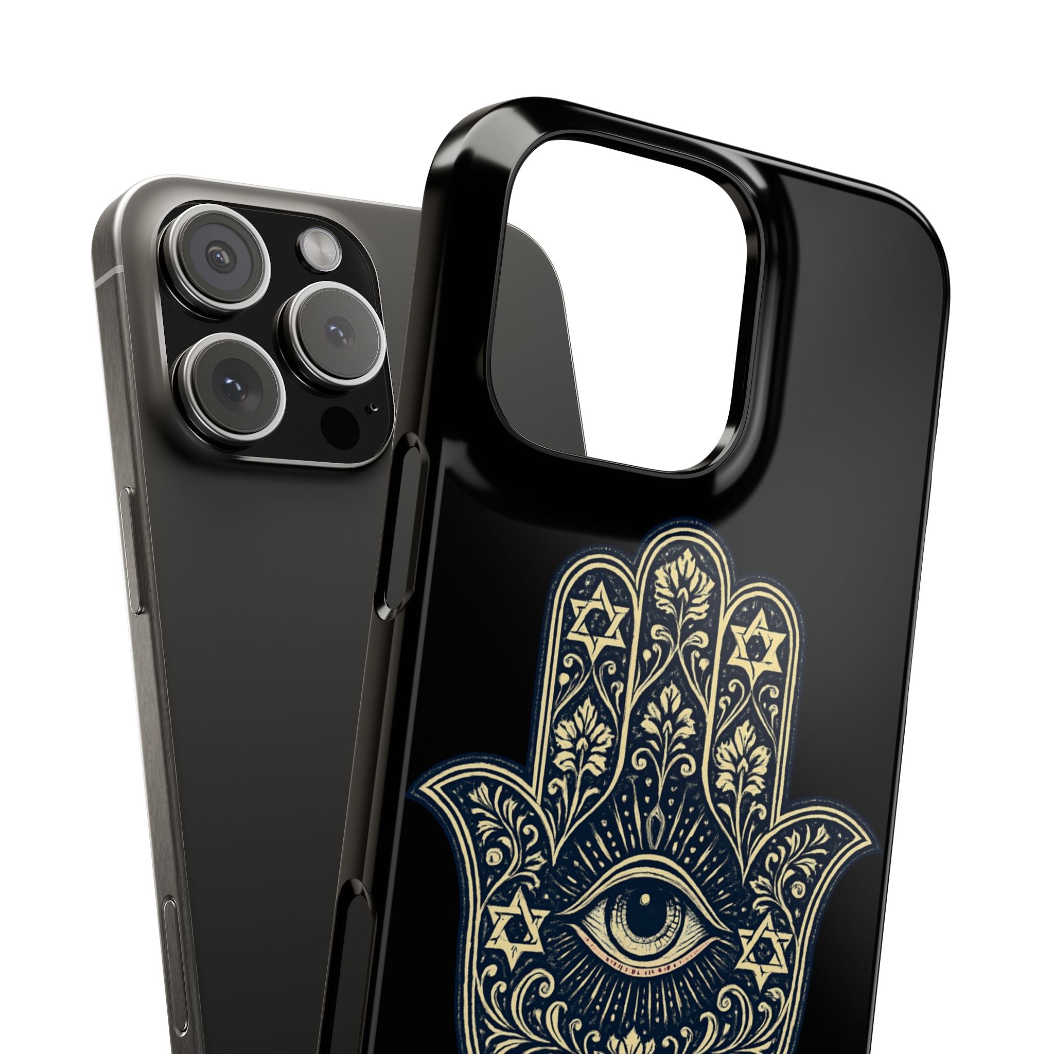 Hamsa Eye Slim Phone Case — Protective Spiritual Hand Design