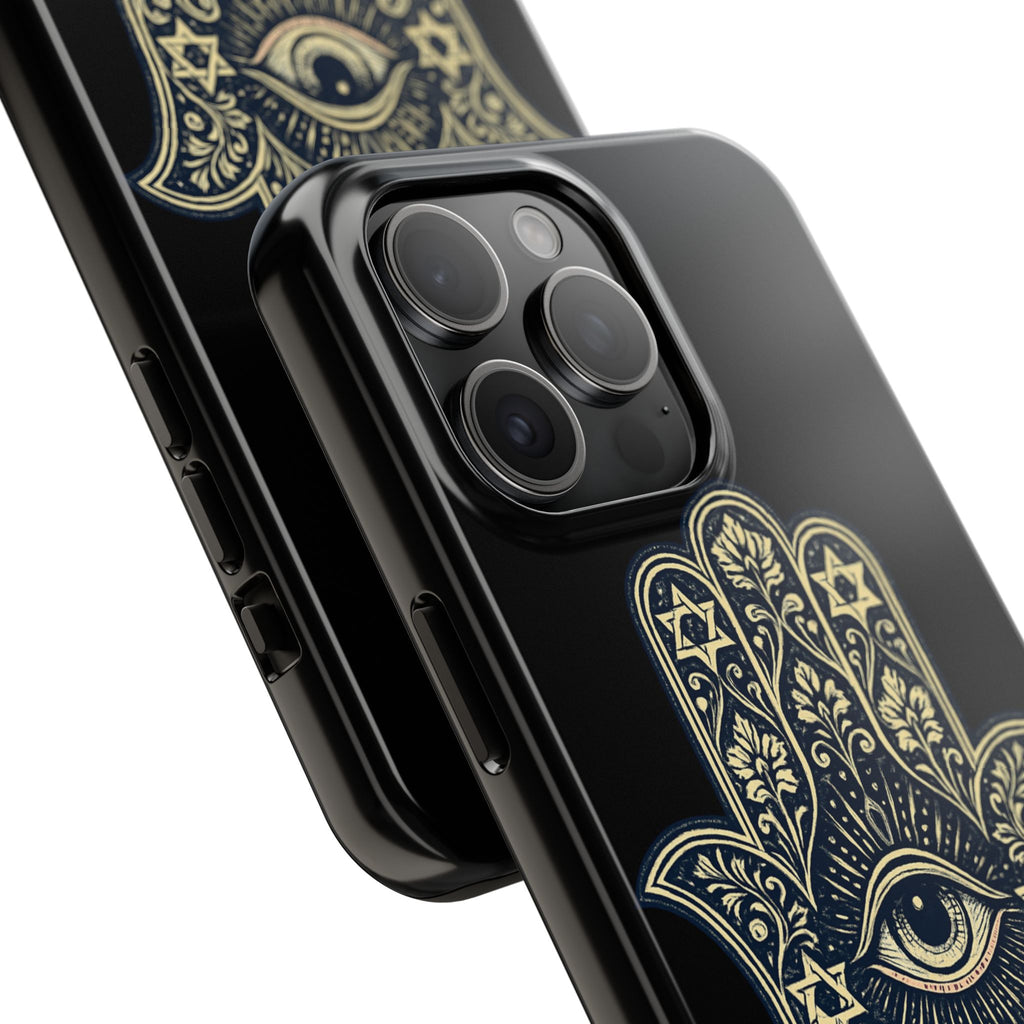 Hamsa Eye Tough Phone Case — Protective Spiritual Phone Cover