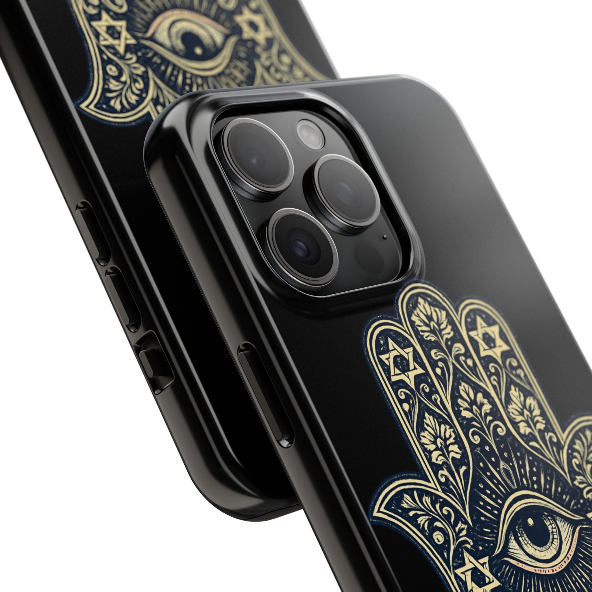 Hamsa Eye Tough Phone Case — Protective Spiritual Phone Cover