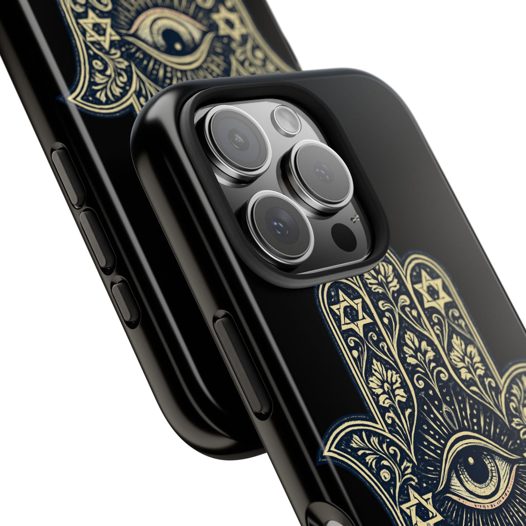 Hamsa Eye Tough Phone Case — Protective Spiritual Phone Cover