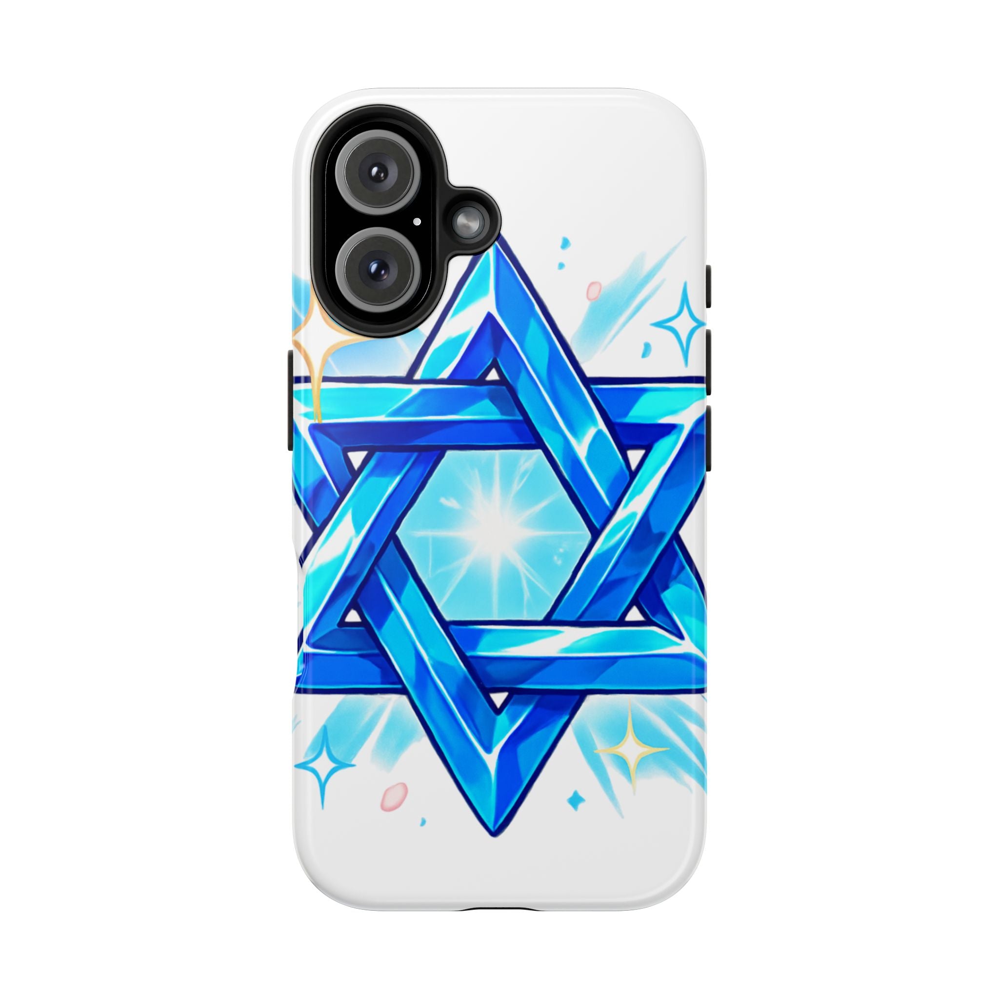 Star of David Blue Phone Case — Jewish Protection Design | Jewish Gift