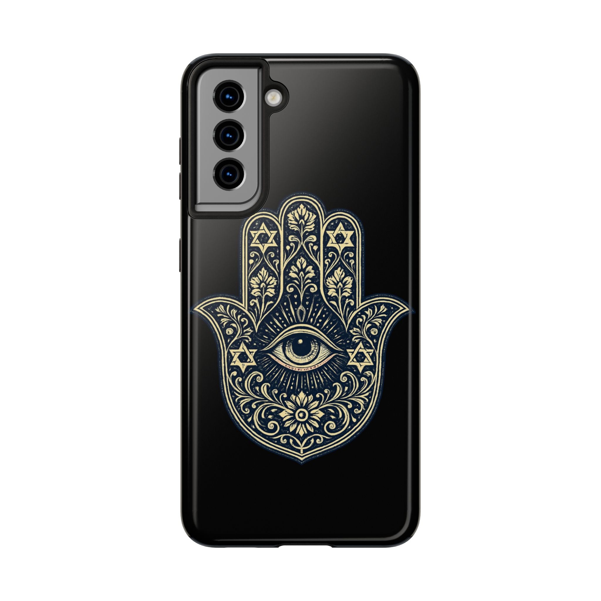 Hamsa Eye Tough Phone Case — Protective Spiritual Phone Cover