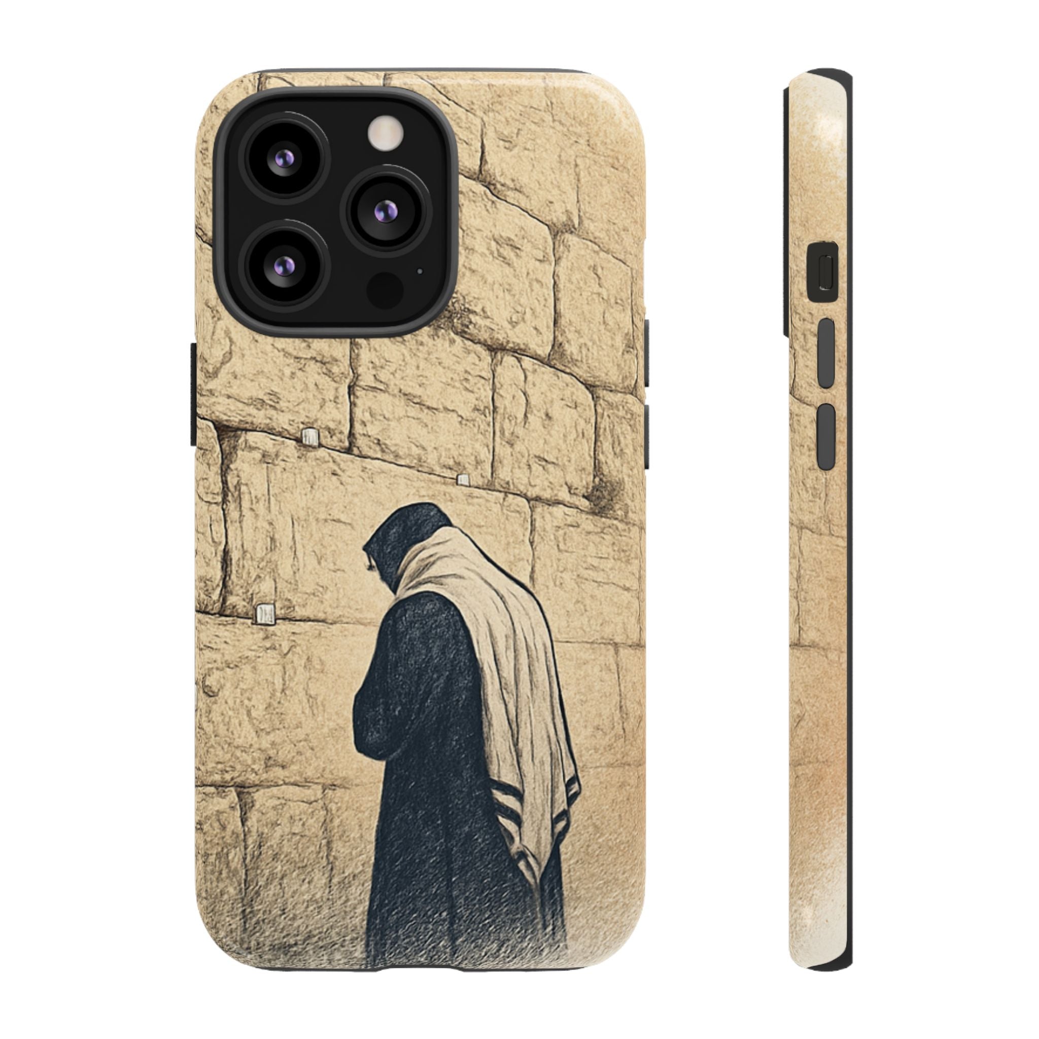 Western Wall Prayer Phone Case — Jewish Prayer Design Tough Cases