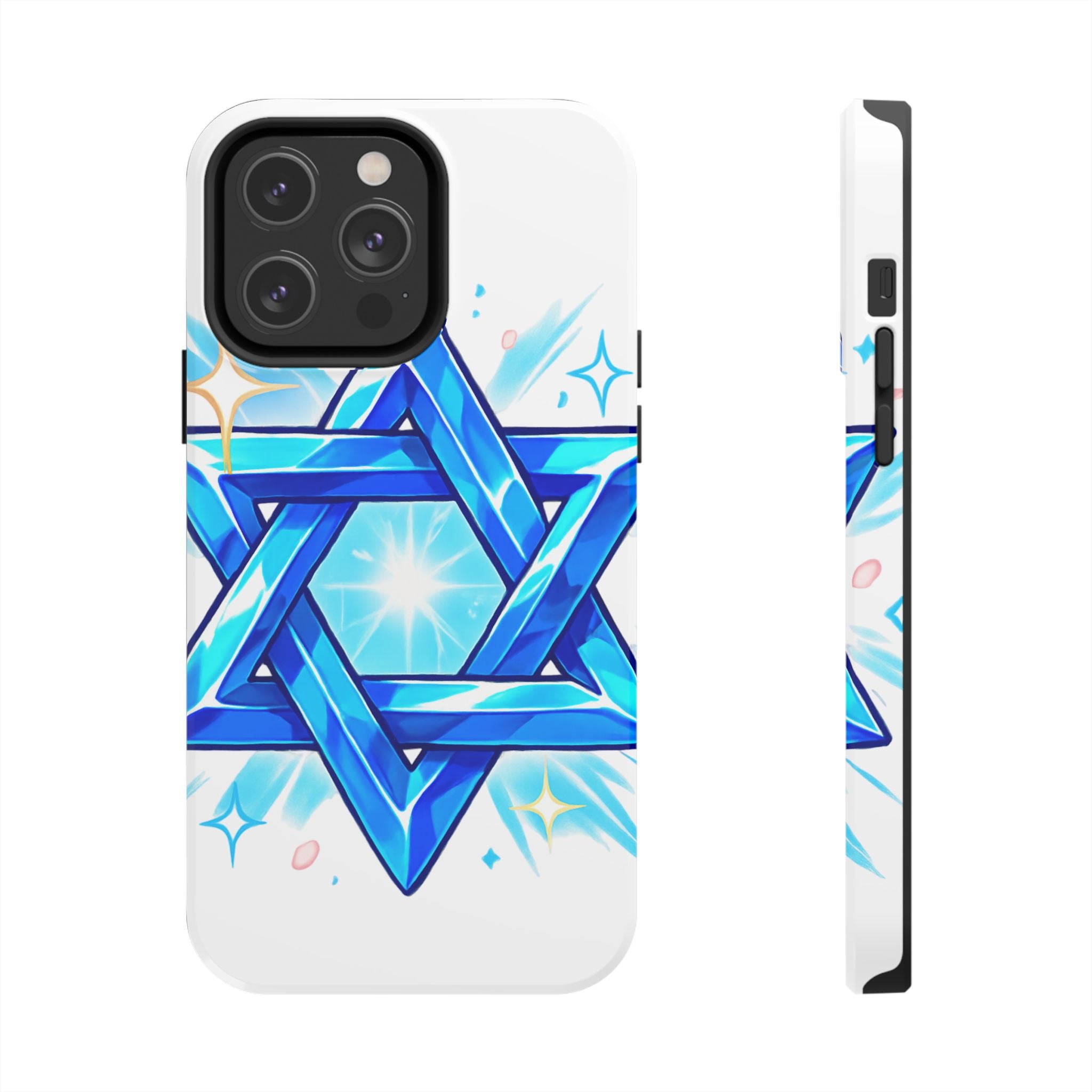 Star of David Blue Phone Case — Jewish Protection Design | Jewish Gift