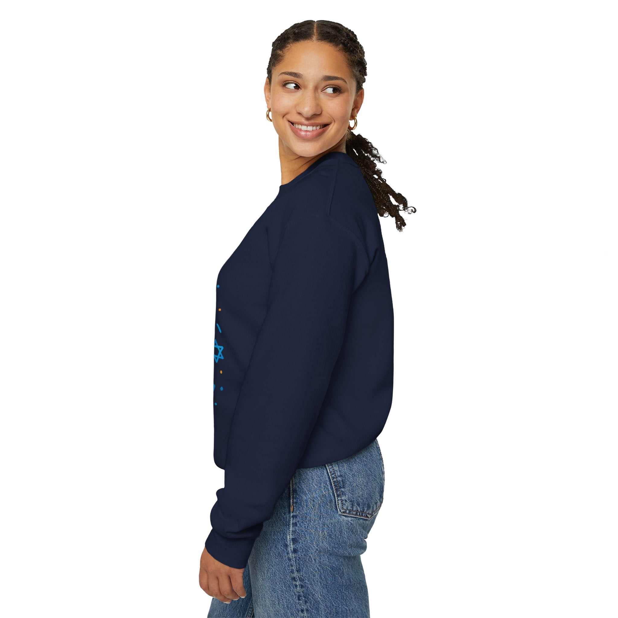 Happy Hanukkah Menorah Sweatshirt