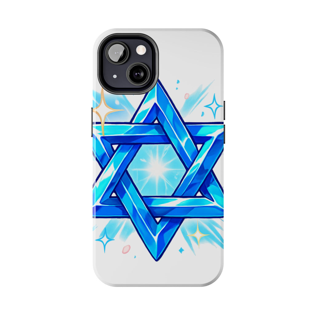 Star of David Blue Phone Case — Jewish Protection Design | Jewish Gift