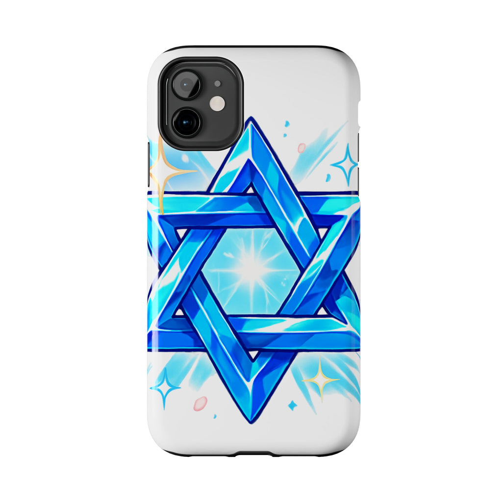 Star of David Blue Phone Case — Jewish Protection Design | Jewish Gift