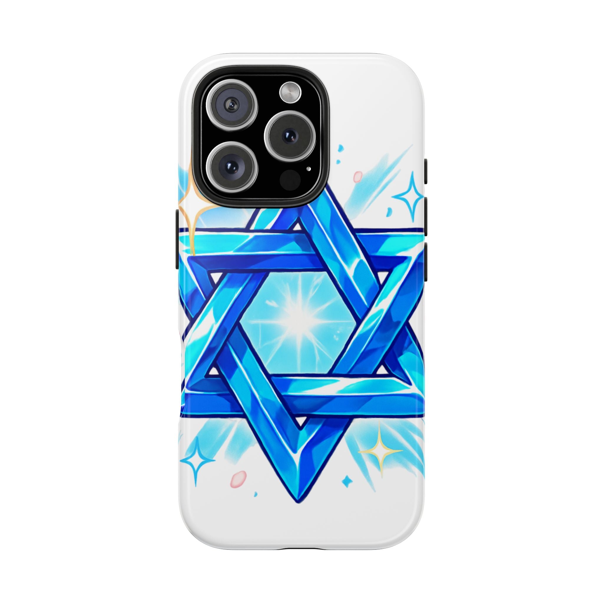 Star of David Blue Phone Case — Jewish Protection Design | Jewish Gift