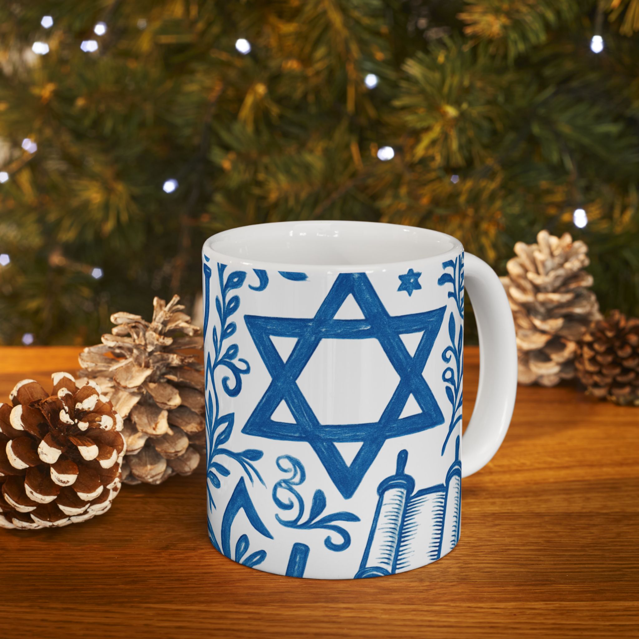 Star of David Ceramic Mug — Jewish Pride 11oz & 15oz